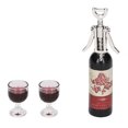 thumbnail image 1 of Miniature Red Wine Toy Model, Well Designed Doll House Red Wine Set Red Wine Glass  For Friends For House Model, 1 of 8