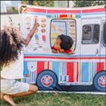 thumbnail image 2 of Melissa & Doug Food Truck Fabric Play Tent Playhouse and Storage Tote – Ice Cream on 1 Side, BBQ on the Other, 2 of 4