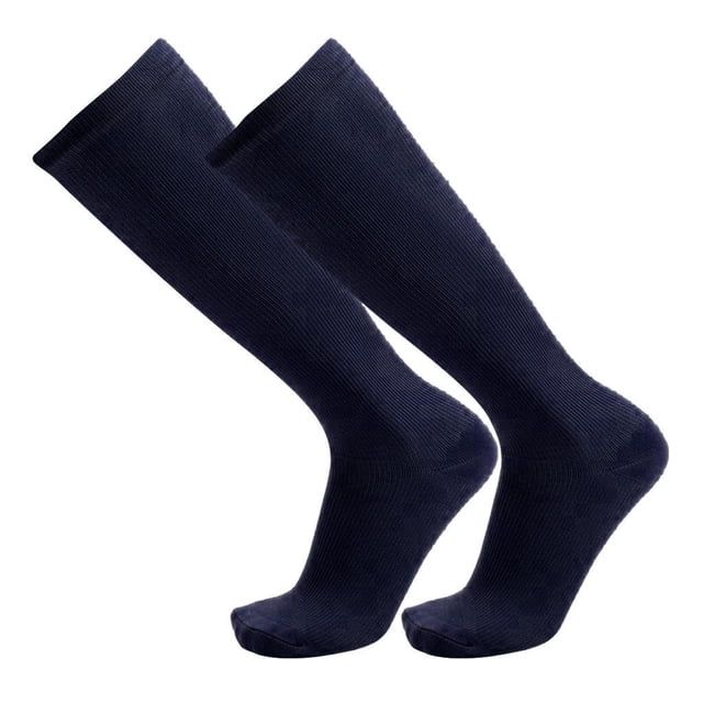 Compression Socks, Compression Socks, Knee Socks for Women, Socks Breathable for Sports, Work, Flying, Traveling - Dark , Dark