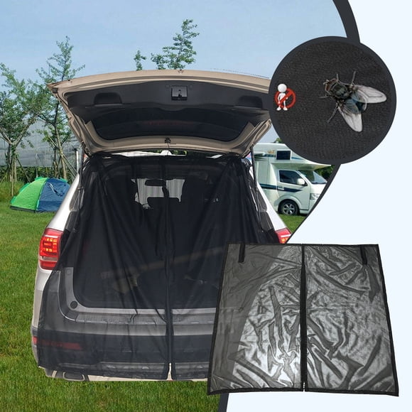 TIMIFIS Cars Door Curtain Car Camping Net Car Camping Accessories Breathable Mesh for Sun Protection Ventilation Privacy Protection Magnetic Suction for Suv Mpv Camping Self Drive