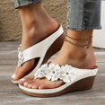 thumbnail image 2 of Dakaela Sandales pour Femmes Été à Plateforme Compensée Sandales de Plage Confortables Décontractées Habillées Chaussures à Enfiler, 2 of 8