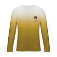 thumbnail image 4 of RXIRUCGD T-Shirt à Col Rond pour Hommes, Décontracté, Mode, Imprimé, Manches Courtes, Chandail, Orange, Taille : M, 4 of 5