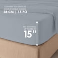 thumbnail image 4 of Hometrends 400 Thread Count 100% Cotton Sheet Set - Sateen, 4 of 7