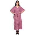 thumbnail image 1 of Moomaya Caftan pour Femmes Grande Taille Tenue d'Été Sortie de Plage Kimono Robe Caftan - XS-M, 1 of 6