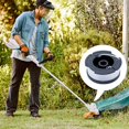 thumbnail image 4 of Black + Decker Lawn Mower Nylon Spool Replacement with Covers and Springs - 6 Pack, 4 of 5