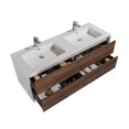 thumbnail image 3 of SERA Fleur Bathroom Vanity Walnut, 3 of 6