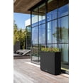 thumbnail image 4 of Veradek Block Series Span Medium Plastic Planter - Black, 4 of 11