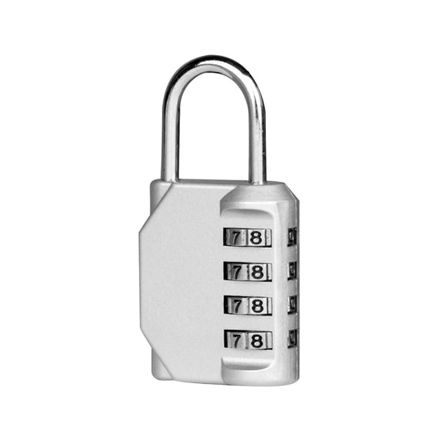 TopLLC Password Lock, Four Digit Password Lock, All Metal, Medium Password Lock,