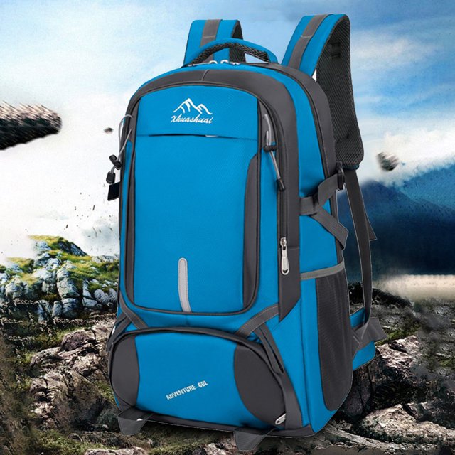 LSLJS 85LCamping Hiking Backpack, Travel Backpack, Hiking Backpack, Outdoor Sports Backpack Travel Bag, Suitable for Mountaineering Camping Trips, Mountaineering Travel