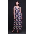 thumbnail image 3 of Bimba Robe Longue d'Été Sans Manches à Imprimé Teinture sur Nœuds Florale pour Femme, Décontractée, Maxi, de Plage - Xxx-Grand, 3 of 5