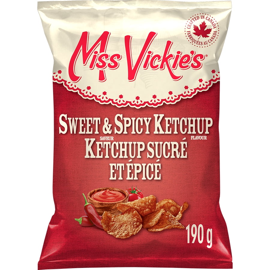 Miss Vickie's Sweet & Spicy Ketchup flavour Kettle Cooked Potato Chips