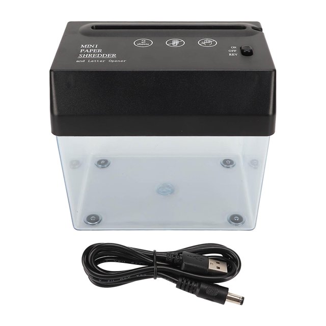 Usb Paper Shredder Universal Mini Battery Usb Powered Paper Cutting Machine For Office School Home