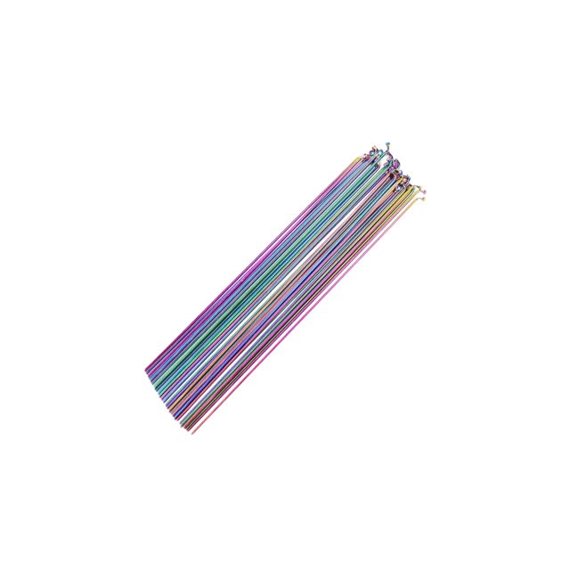 ziyahi Bicycle Spokes & Nipples, J-Bend Spoke Bike Spoke 273mm Colorful 10PCS Colorful 10 pcS