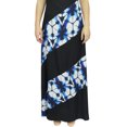 thumbnail image 2 of Bimba Robe Longue Maxi pour Femme Imprimé Shibori en Rayonne Été Boho Vacances-18, 2 of 7