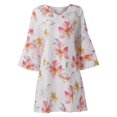 thumbnail image 3 of Robes d'Été Florales Grande Taille pour Femmes Robe Bohème Décontractée 1X-4X, 3 of 5