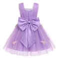 thumbnail image 2 of IBTOM CASTLE Baby Girls Birthday Party Dress Butterfly Embroidery Princess Tulle Tutu Wedding Pageant Evening Prom Ball Gown, 2 of 4