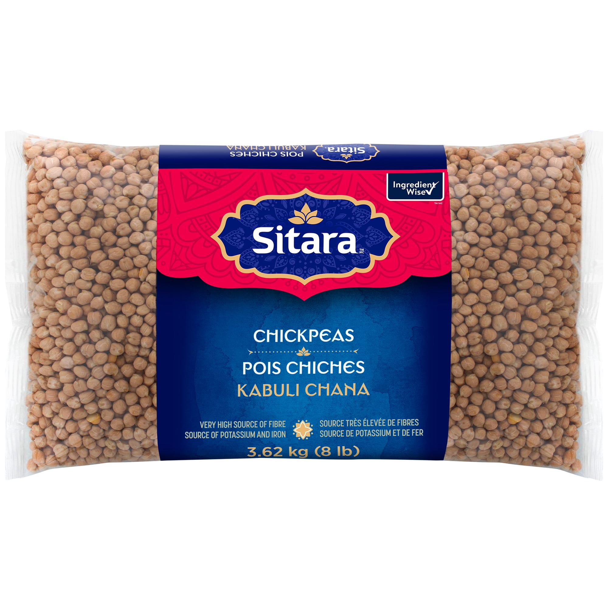 Sitara Kabuli Chana Chickpeas - 8Lb 3.62 kg - Walmart.ca