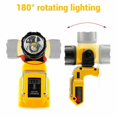 thumbnail image 4 of Cordless Flashlight Powered by Li-Ion Battery for DeWalt 12V MAX Li-Ion Battery, Spotlight for Outdoor, Indoor, 4 of 5