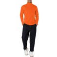 thumbnail image 2 of INSPIRE CHIC Chandails pour Hommes, Chandail à Col Roulé, Manches Longues, Extensible, Coupe Ajustée, Hauts 50 Orange, 2 of 7