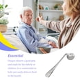 thumbnail image 4 of VONKY Curved Handle Elderly Care Stainless Steel Spoon Adult Eating Spoon Feeding Spoon, 4 of 8