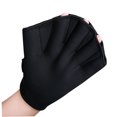 thumbnail image 4 of WHAMVOX 1 Pair Hand Swimming Fins Pool Gloves for Increases Propulsion Black, 4 of 8