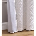 thumbnail image 2 of Swift Home Jacquard Clip Rod Pocket Single Window Panel, 2 of 3