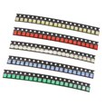 thumbnail image 1 of jinwen 100 Pcs SMD 5 Couleurs LED Diode, Bleu Rouge Blanc Vert Jaune 20 Pcs Chaque Couleur, 1 of 8