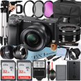 thumbnail image 1 of Sony Alpha a6400 Appareil Photo Numérique Sans Miroir avec Objectif 16-50mm + Lot de 2 Cartes SanDisk 32 Go + Flash + Ensemble d'Accessoires ZeeTech, 1 of 9