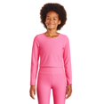 thumbnail image 4 of Athletic Works Girls' Long Sleeve Rib Top, 4 of 6