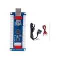 thumbnail image 2 of AMONSEE QM070923 USB Encoder for PC Raspbery Pi PS3 Blue White with Cables, 2 of 7