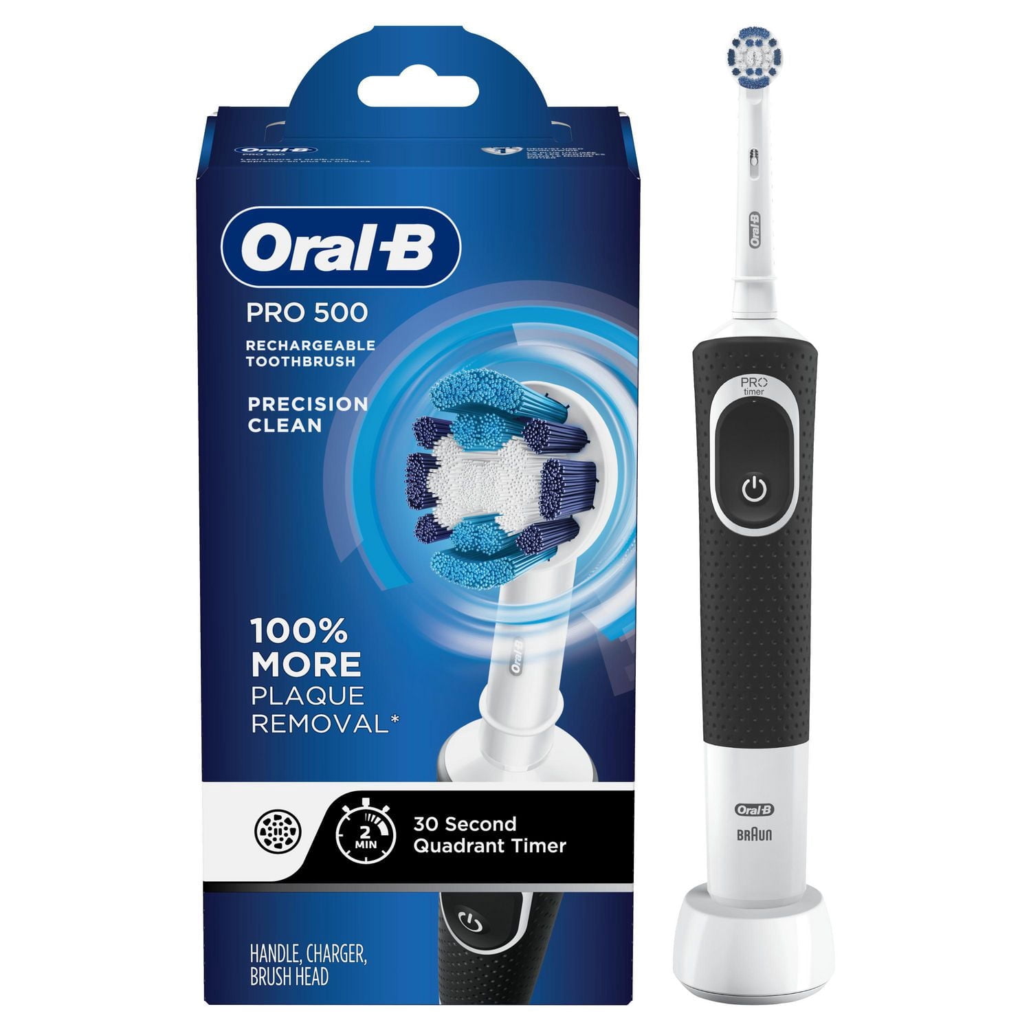 Brosse à dents électrique rechargeable Oral-B Pro 500 Precision Clean