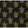 thumbnail image 4 of oneOone Organic Cotton Poplin Twill Fabric Turtle Block Printed Craft Fabric BTY 42 Inch Wide, 4 of 4
