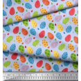 thumbnail image 3 of Soimoi Polyester Crepe Fabric Egg Easter Print Sewing Fabric Yard 42 Inch Wide, 3 of 3