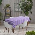 thumbnail image 2 of Vargottam Intérieur/ExtérieurNappe58x102 InchRectangleNappe Imperméable PatioTableCoupes- Printemps/ÉtéTable rectangulaire/BBQs/Picnic -Dusty Purple, 2 of 5