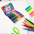 thumbnail image 3 of EGNMCR Pens 72 Color Colored Pencils Set Brush Art Graffiti Pen Oily Colored Pencils A pencils, 3 of 8