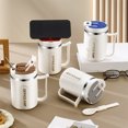 thumbnail image 1 of Cagogo under $5 4Pcs Portable Coffee Mug, Stainless Steel Coffee Mug with Spoon,Insulated Travel Mug with Phone Stand,Foldable Spoon Coffee Cup,Portable Camping Coffee Mug, 1 of 9