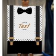 thumbnail image 2 of Darling Souvenir MADE WITH LOVE PersonalizedWelcomeBannerBlack Suspenders - It's A Girl,Custom Text Poster Party CollectionWelcomeSignGreat For Wedding, Birthday, Engagement Party- 18x12, 2 of 5