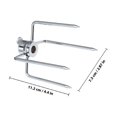 thumbnail image 2 of LIFKOME 1 Paire de Fourchettes à Viande en Acier Inoxydable pour Rôtissoire, Grillades et Barbecue, 2 of 8