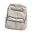 thumbnail image 1 of Milaget Kids Backpack Adjustable Shoulder Straps Rucksack for Hiking Outdoor Camping white blue, 1 of 9