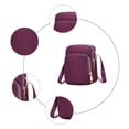 thumbnail image 4 of Crossbody Bags for Women Crossbody Purse Shoulder Bag Cross Body Bag Women Nylon, Ladies Purse Mini 3 Layer Zipper Shoulder Wallet Bag Cross Body Bag Purses for Women Small, 4 of 5