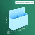 thumbnail image 3 of XYAIYT Magnetic Chalkboard Organizer Multi functional Storage Box for Home Office Classroom Supplies with Strong Magnets and Adjustable Compartments for Pens Pencils Chalks, 3 of 5