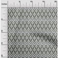 thumbnail image 1 of oneOone Viscose Chiffon Fabric Ogee Ikat Decor Fabric Printed BTY 42 Inch Wide, 1 of 1
