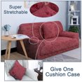 thumbnail image 3 of Unique Bargains Housses de Sofa 1 Pce Tissu Polyester Spandex Extensible Housse Florale, 3 of 9