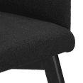 thumbnail image 4 of Bouclair Black Fabric and Wood Dining Chair, 4 of 7
