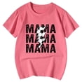 thumbnail image 4 of T-Shirts d'Été pour Filles, Imprimé Lettres, Manches Courtes, Basiques, Col Rond, Sport, Taille 12-13T, 4 of 4