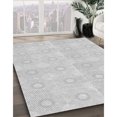 thumbnail image 3 of Ahgly Company Tapis d'Intérieur Lavable en Machine Carré Gris Nuage Gris, 4 Pieds Carré, 3 of 7