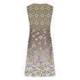 thumbnail image 5 of Penkiiy Robes pour Femmes 2024 Imprimé Marbre Col Rond Décontracté Sans Manches Robe à Bretelles Robe d'Été Babycon Sortie Décontractée Robes de Fête L Jaune, 5 of 5