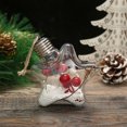 thumbnail image 1 of Agiferg Christmas LED Transparent Christmas Ball Christmas Tree Pendant Glowing, 1 of 3