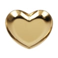 thumbnail image 1 of Colorful Stainless Steel Small Decorative Tray, Heart Shaped Plate Tea Tray Jewelry Dish Cosmetics Organizer Bathroom Clutter Serving Platter Small Storage Tray Fruit Tray[Gold], 1 of 9