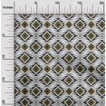 thumbnail image 2 of oneOone Cotton Poplin Dark Olive Green Fabric Abstract Geometric Craft Projects Decor Fabric Printed By The Yard 56 Inch Wide, 2 of 4